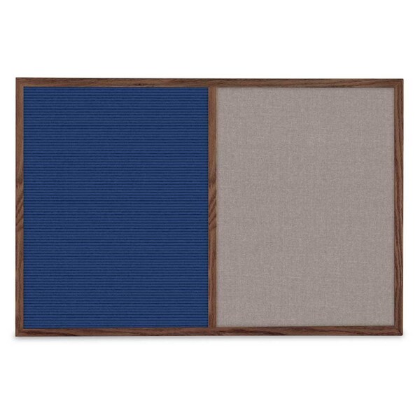 Slim Style Indoor Enclosed Corkboard, 30